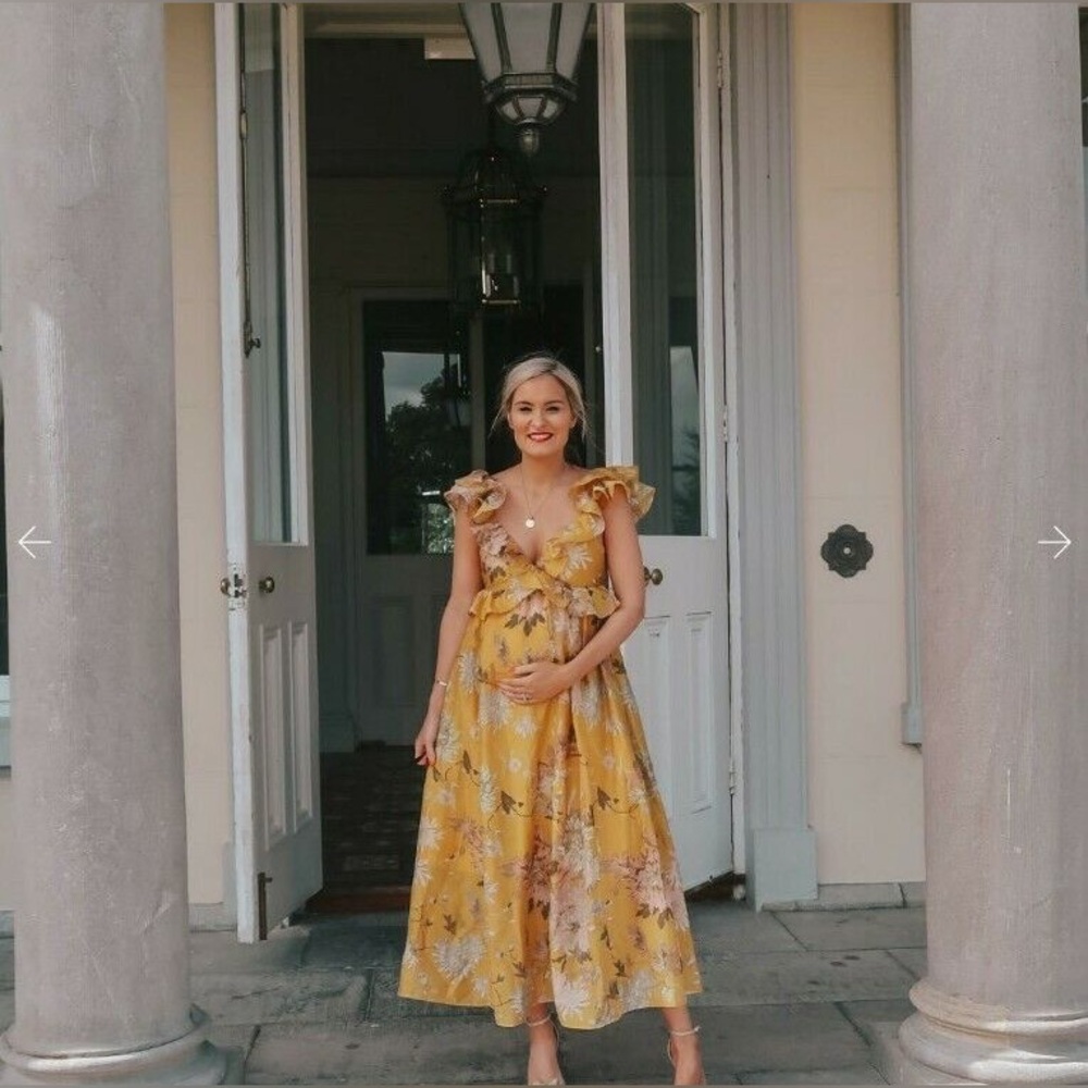 H&M Ruffle Floral Dress NWOT